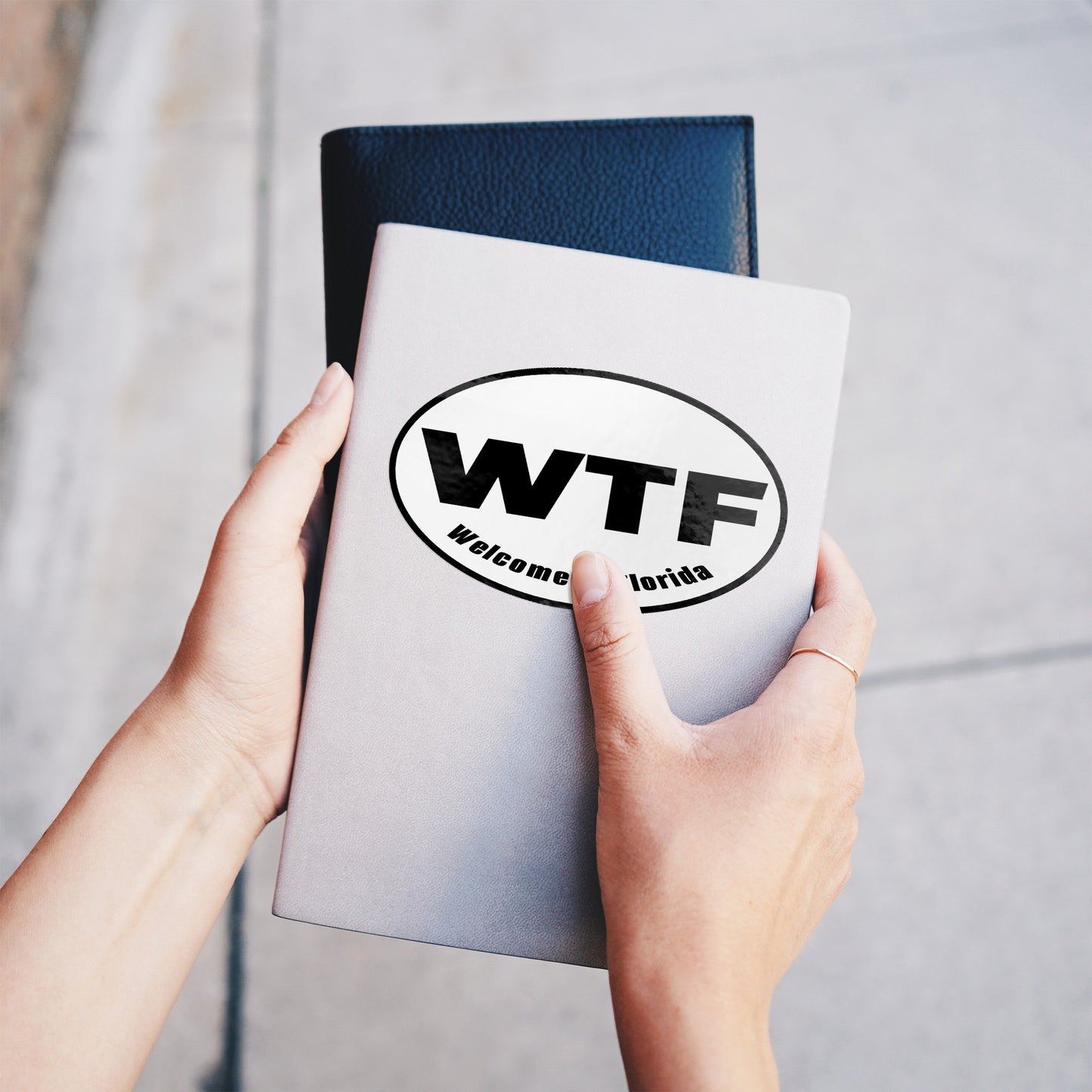 WTF Welcome to Florida sticker