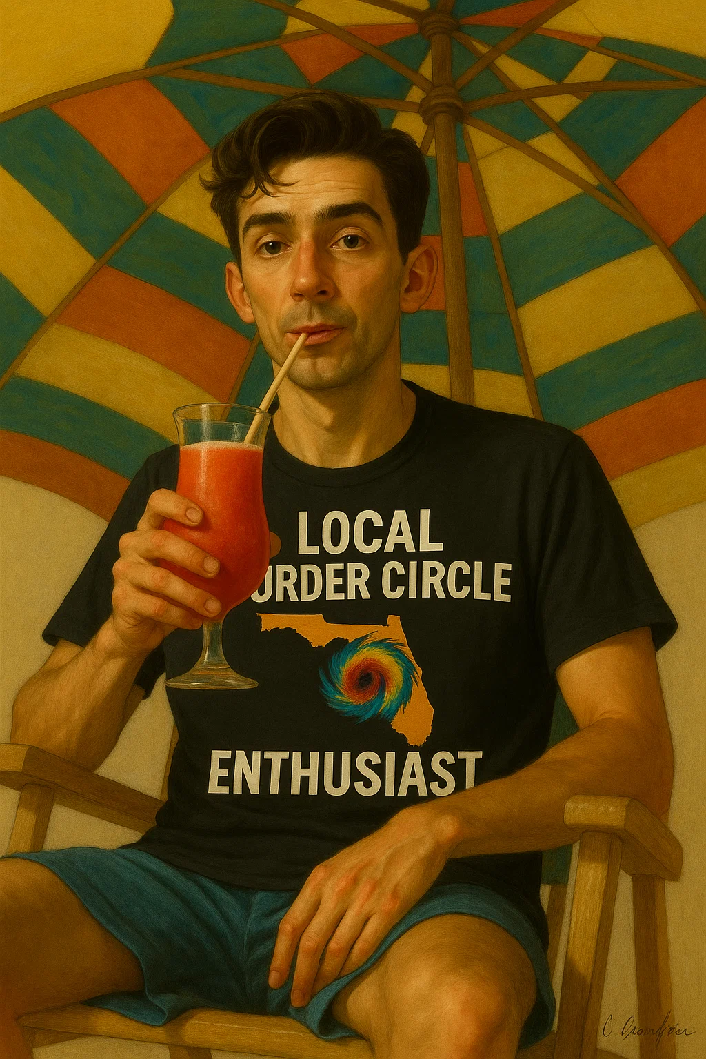 Local Murder Circle Enthusiast Shirt – Funny Florida Hurricane Cone T-Shirt | Funny Florida Shirt