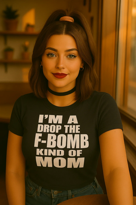 I'm a Drop the Fbomb type of Mom Gildan Ultra Ladies T-Shirt
