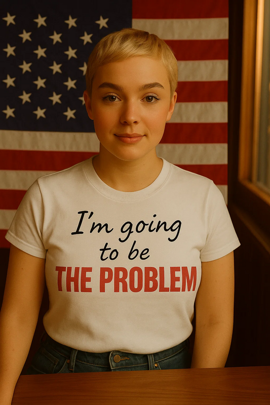 The Problem T-Shirt - Bold Feminist Statement Tee - Funny Sarcastic Shirt for Women & Activists