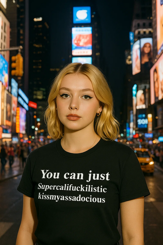Supercalifuckilistickissmyassadocious ♫♫♪ shirt novelty