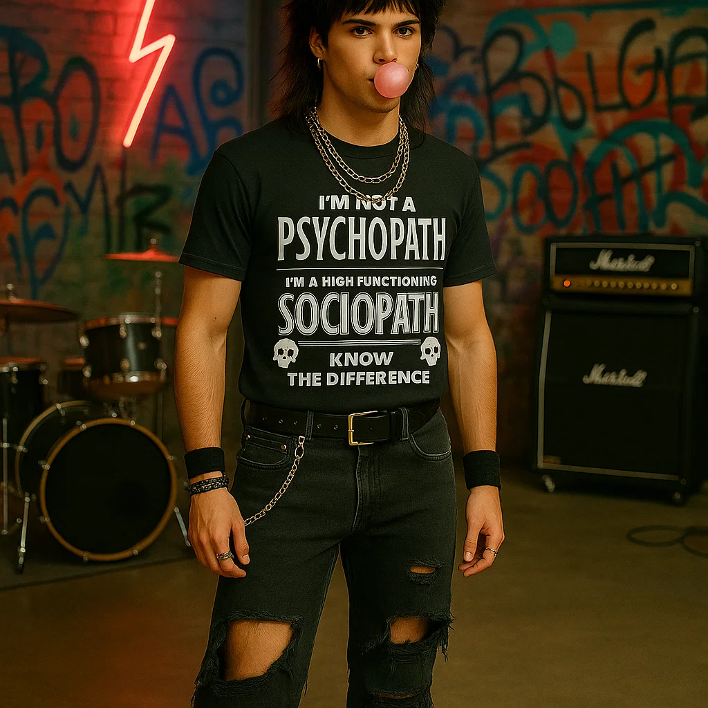 “I’m Not a Psychopath, I’m a High-Functioning Sociopath” – Black Shirt