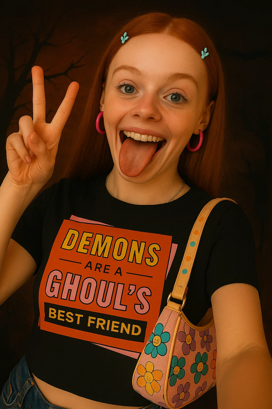 Demons are a ghouls best friend  15 ounce ceramic coffee mug or classic fit shirts