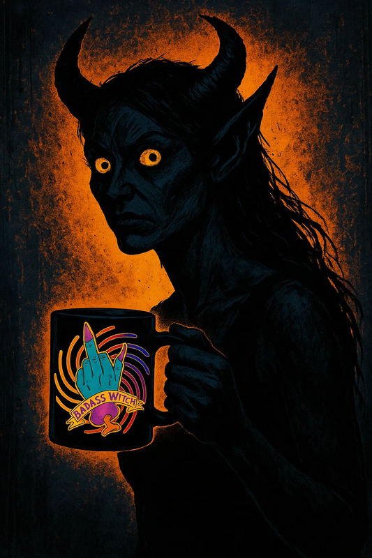 Bad Ass Witch Pastel Goth  15 ounce coffee mug