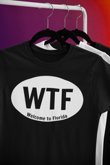 WTF Welcome To Florida  Gildan Cotton T-Shirt