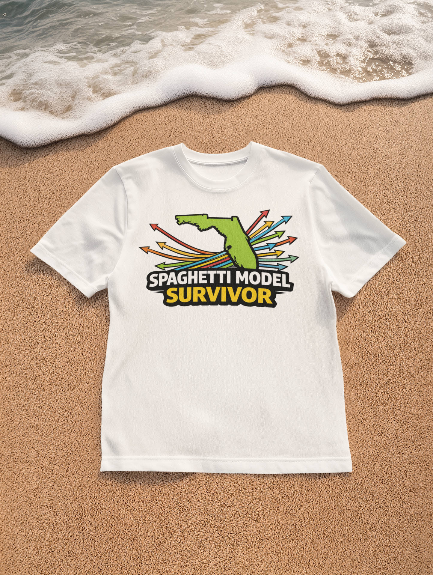 Spaghetti Model Survivor | Funny Florida Hurricane Shirt