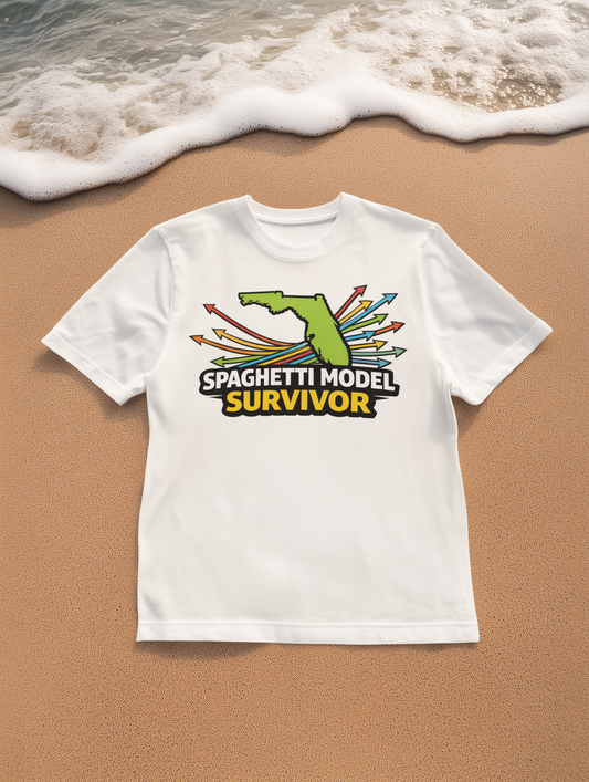 Spaghetti Model Survivor | Funny Florida Hurricane Shirt