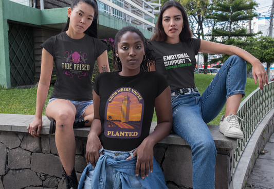 Grow Where You're Planted – Citrus Tower Florida Retro Shirt Florida
