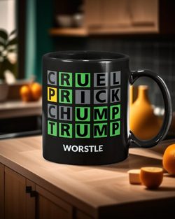 Worstle Shirt | Political Satire Word Game T-Shirt | Anti-Trump Funny Tee