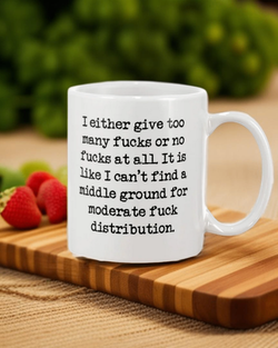 Moderate F*ck Distribution coffee mug  15oz Mug