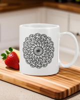 F*CK Mandala coffee mug 15 oz.