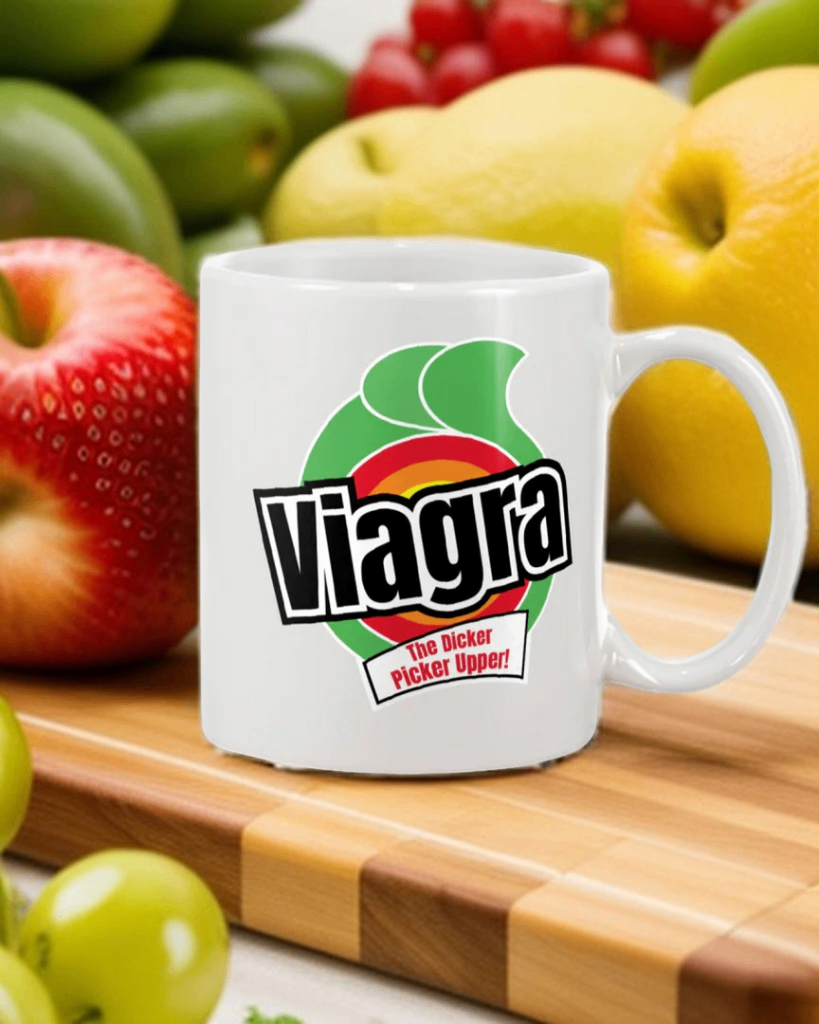 Viagra the Dicker picker Upper coffee mug 15 ounces