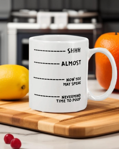 Coffee talk to poop measurements  coffee mug 15 ounces