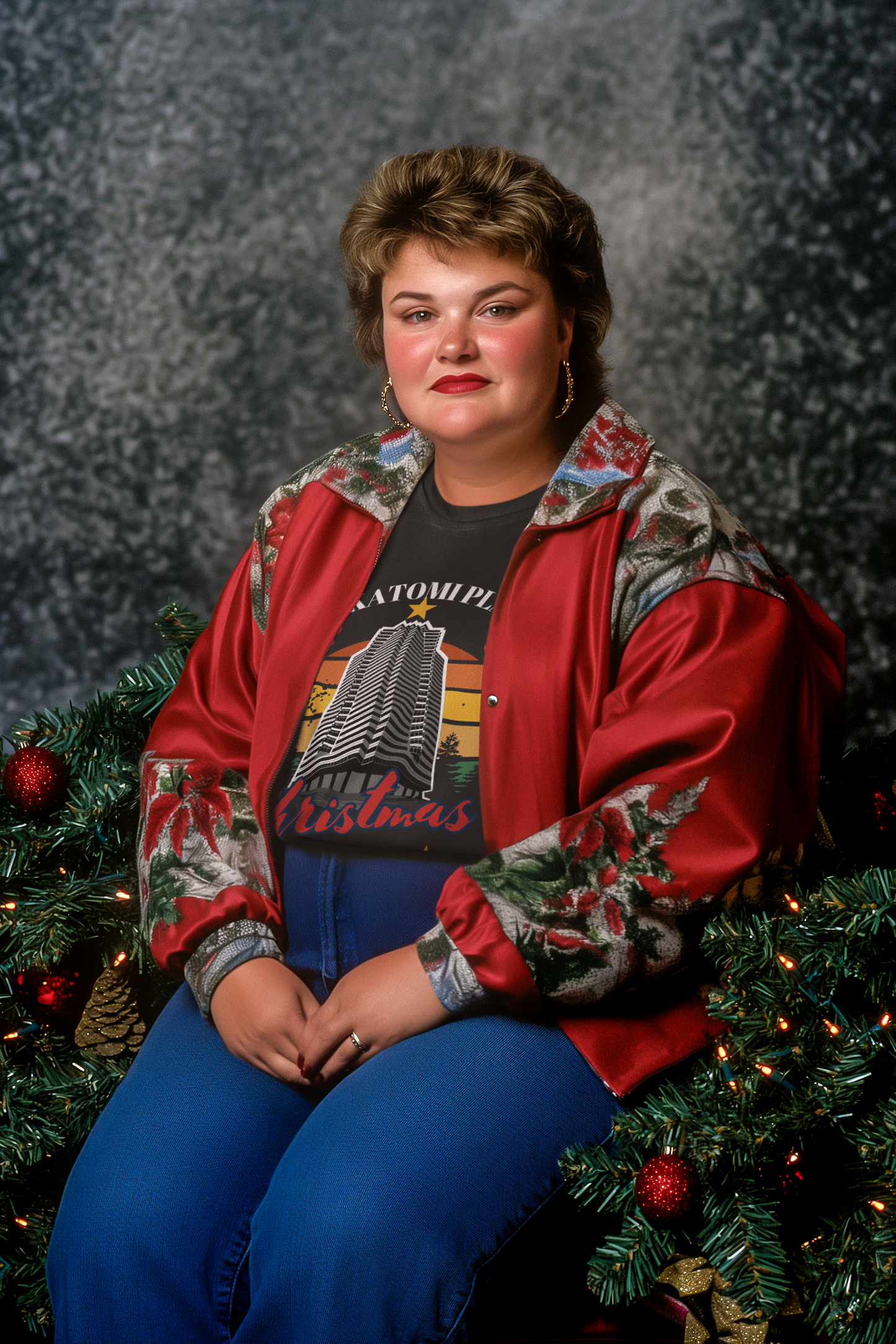 Nakatomi Plaza Christmas Party 1988” Shirt – Black Short Sleeve Tee | Funny Die Hard Christmas Shirt for Movie Fans