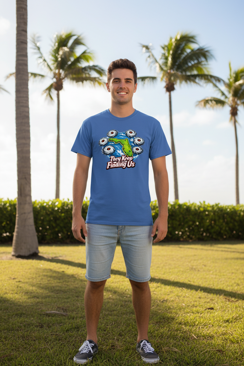 They Keep Finding Us – Florida Shirt Mockup