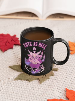Cute As Hell mugs and shirts available