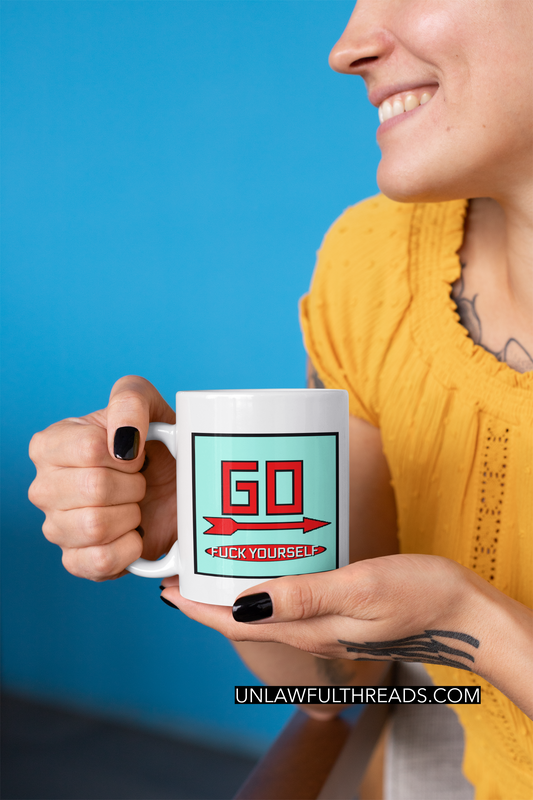 Go Fuck Yourself coffee mug 15 ounces black or white mugs