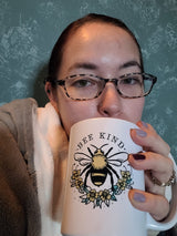 Bee Kind coffee mug 15oz.