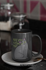 Are you Kitten Me? shirts and coffee mugs