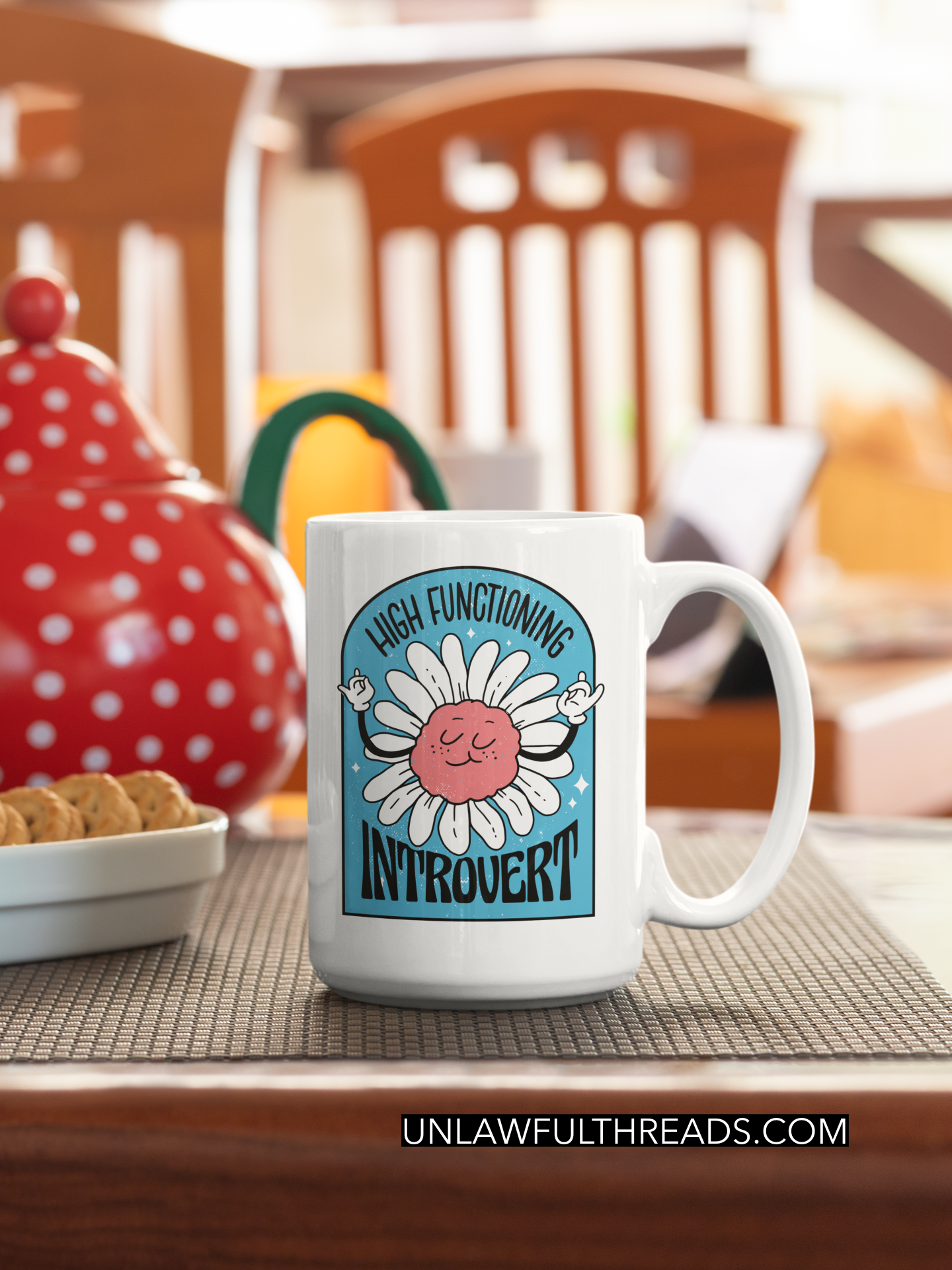 High functioning introvert coffee mug 15 ounces