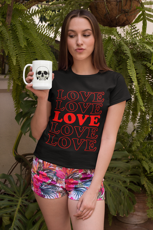 LOVE shirts classic cotton m/f cuts