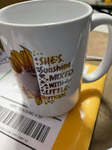 She's Sunshine mixed with a little Hurricane coffee mug 15oz Ceramic Mug