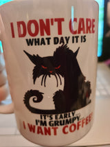 I don't care what day it is 15 oz. mug