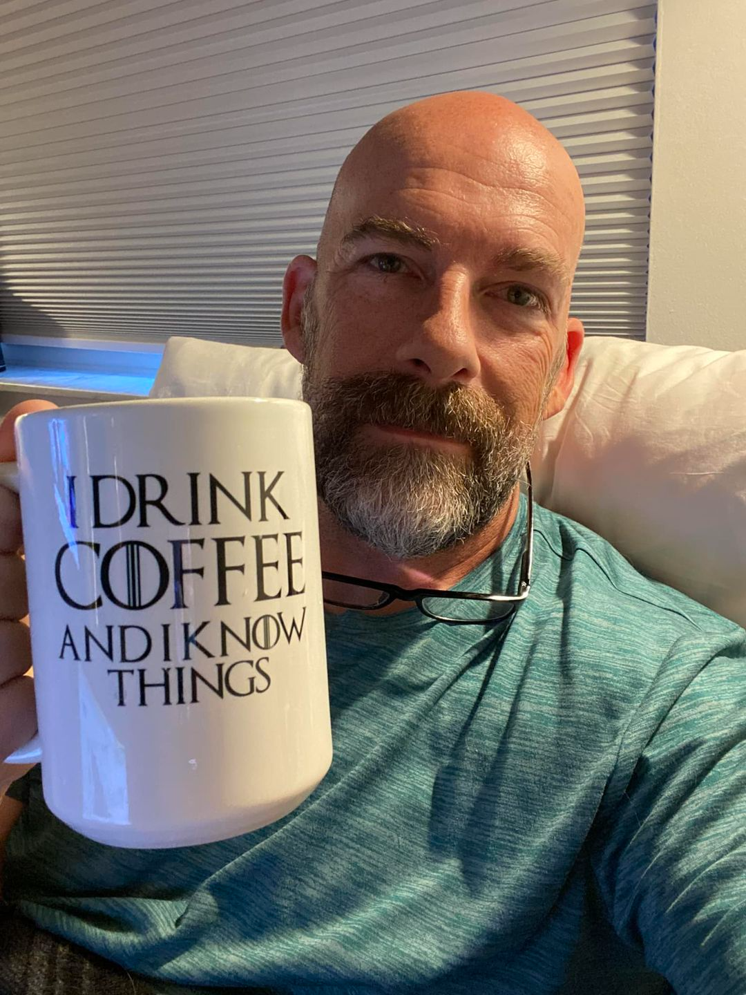 I Drink Coffee and I Know Things  15 ounce ceramic coffee mug
