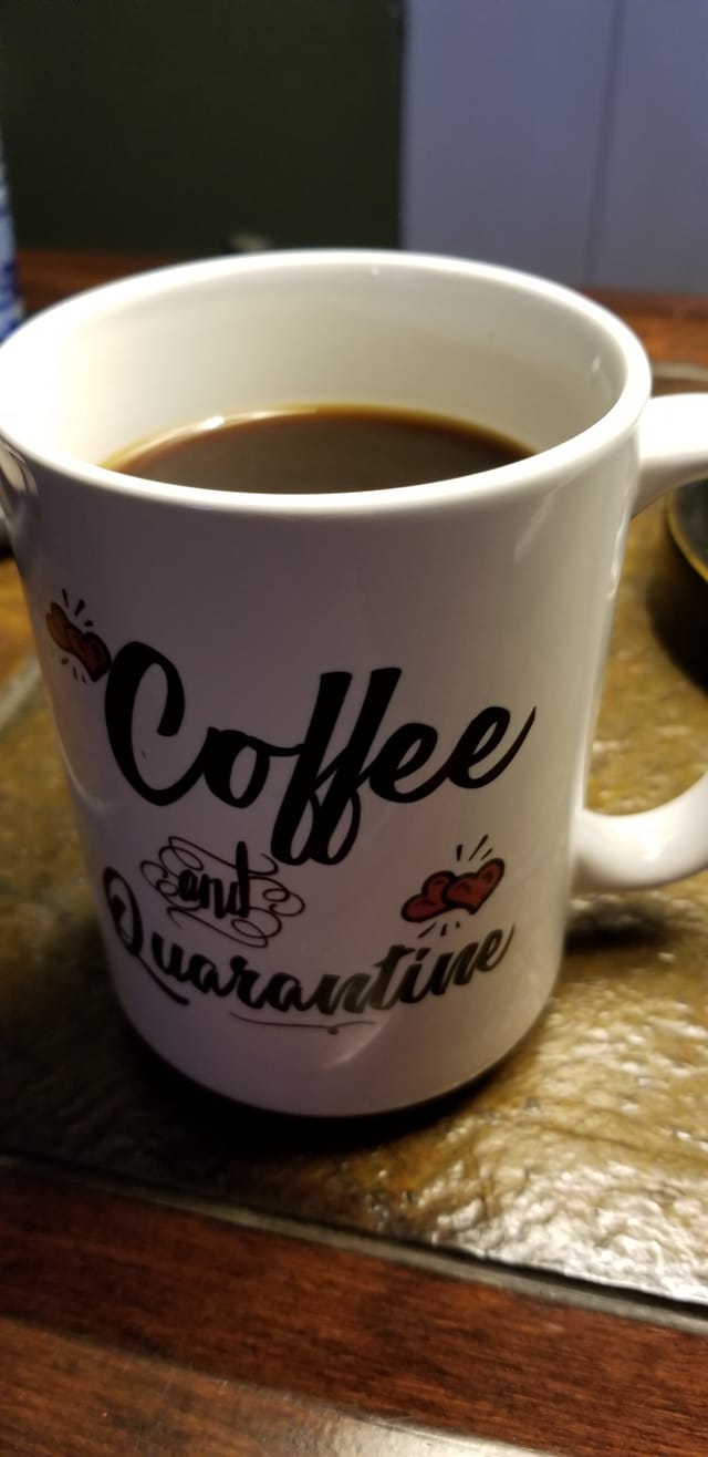 coffee and quarantine coffee mug 15oz Mug
