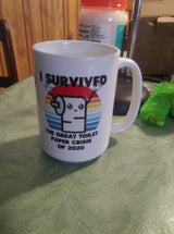 I survived the great toilet paper crisis of 2020 coffee mug 15oz Mug