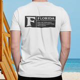 Florida rated F sexuality, strong violence, pervasive language shirts men and women classic cotton (design on back)