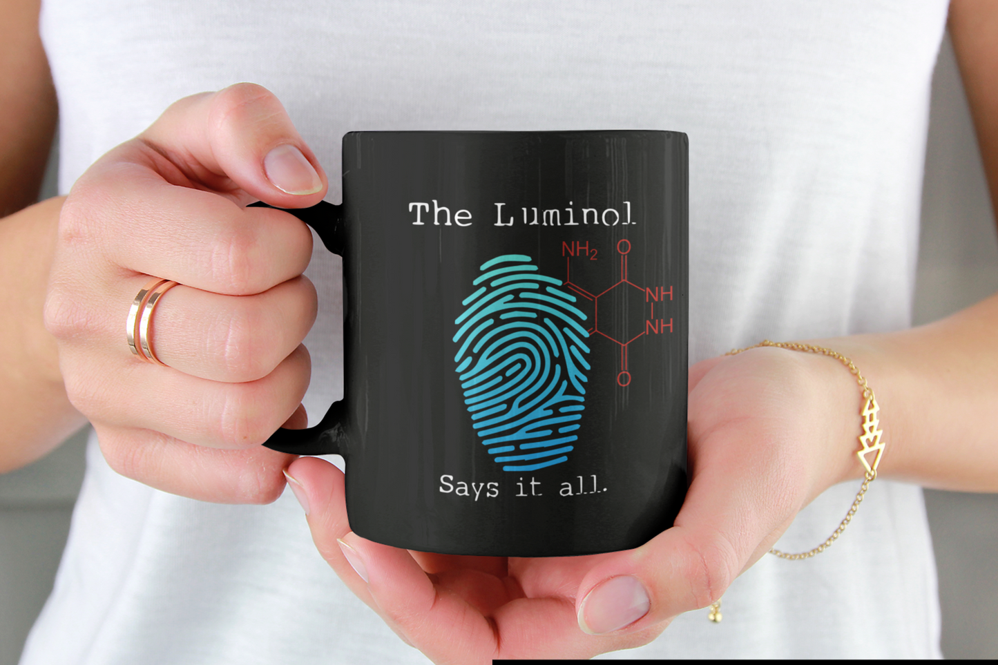 The luminol Says it All 15 ounce mugs