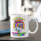 Bitch Please Unicorn farting rainbows and stuff  coffee mug ceramic 15 ounces