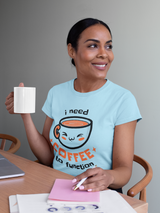 I Need Coffee to Function shirt mens/womens Cotton