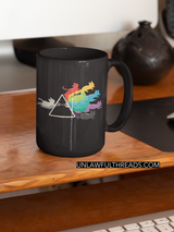 PRISM CAT or The Dark Side of The Cat coffe mugs and shirts available 15 oz.