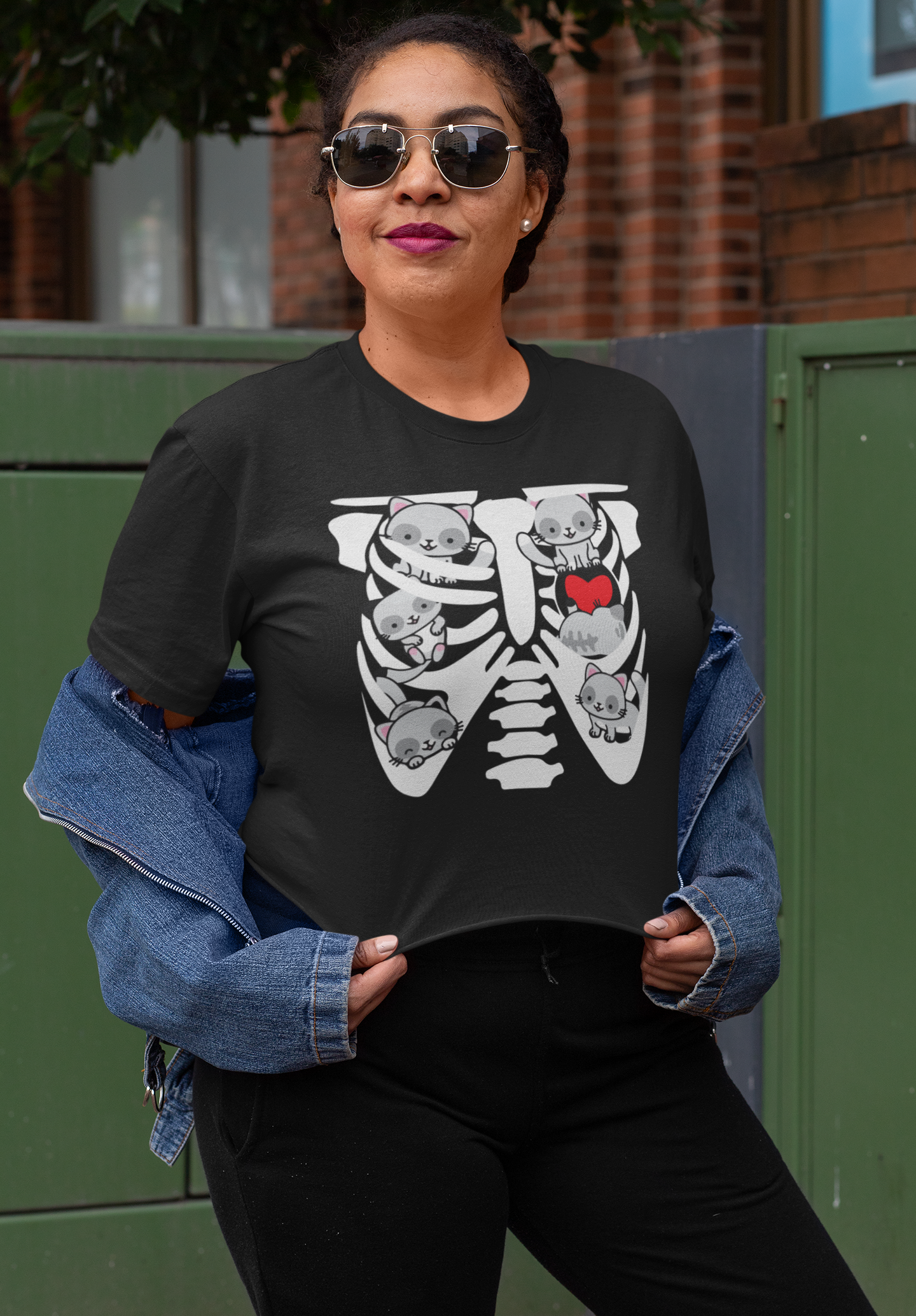 Kitties and bones  shirts m/f