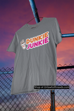 Dunkie Junkie shirts 100% cotton