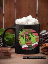 The Grinch that Rolled Xmas coffee mug 15 ounces of pleasure