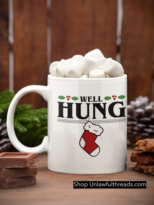 WELL HUNG 15 OZ. COFFEE MUG