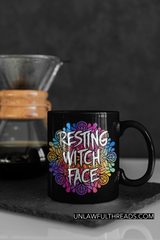 Resting Witch Face coffee mug 15 ounces