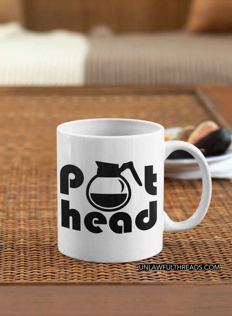 Pot Head – Funny Weed Coffee Mug 15oz