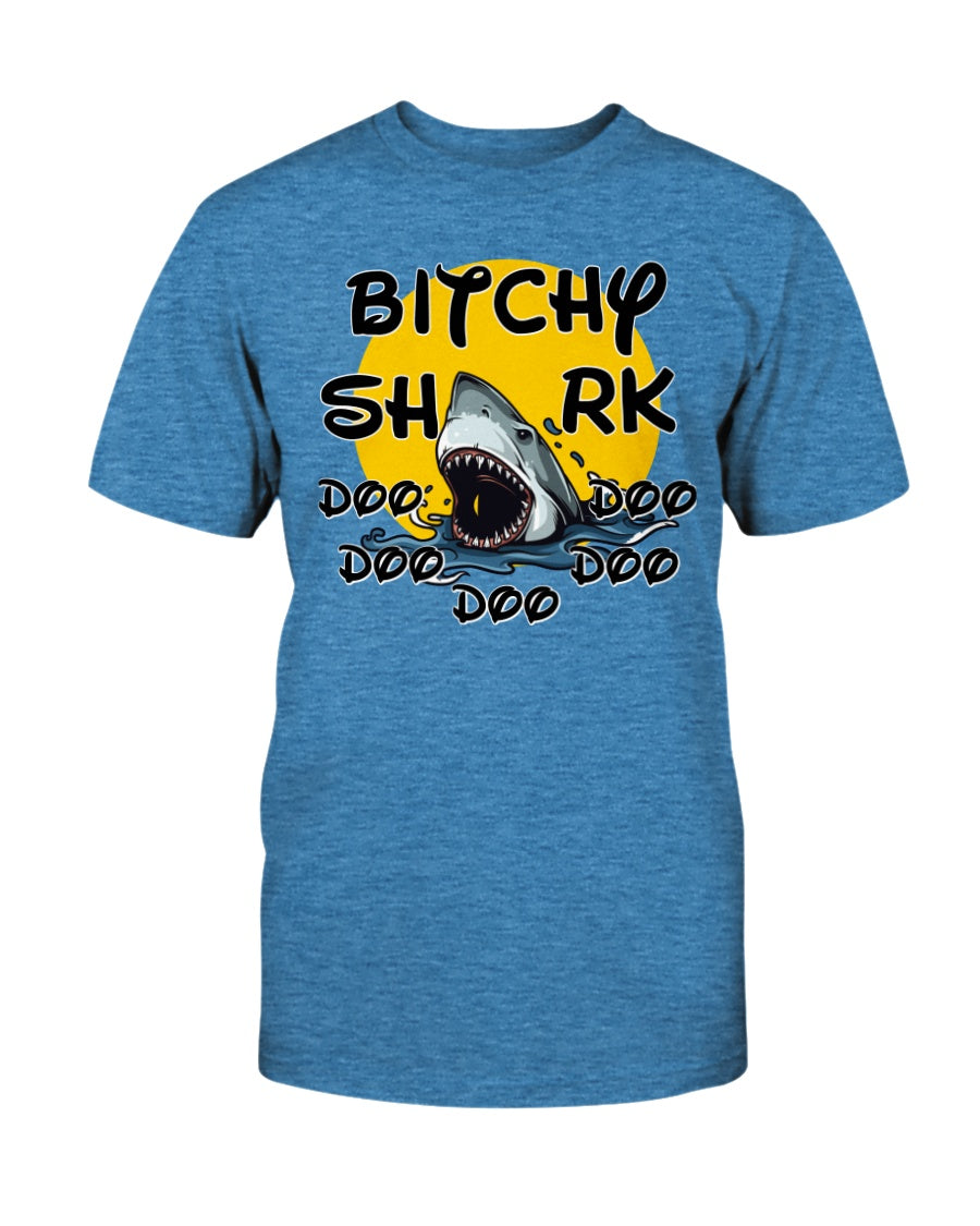 B*tchy Shark doo doo doo doo doo shirts mugs totes