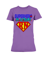 Superhero in Scrubs RN shirt Gildan Ultra Ladies T-Shirt