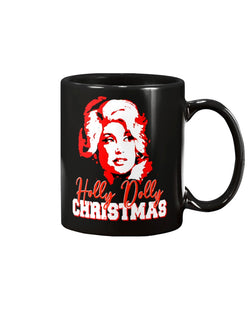 Have a Holly Dolly Christmas mug