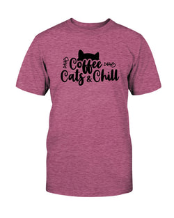 Cats Coffee and Chill 15 oz. Coffee mug or Shirts