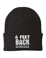 6 feet Back Motherf*cker Port & Company Knit Cap