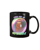 Stay out of my Bubble Sloth coffee mug 15oz Mug