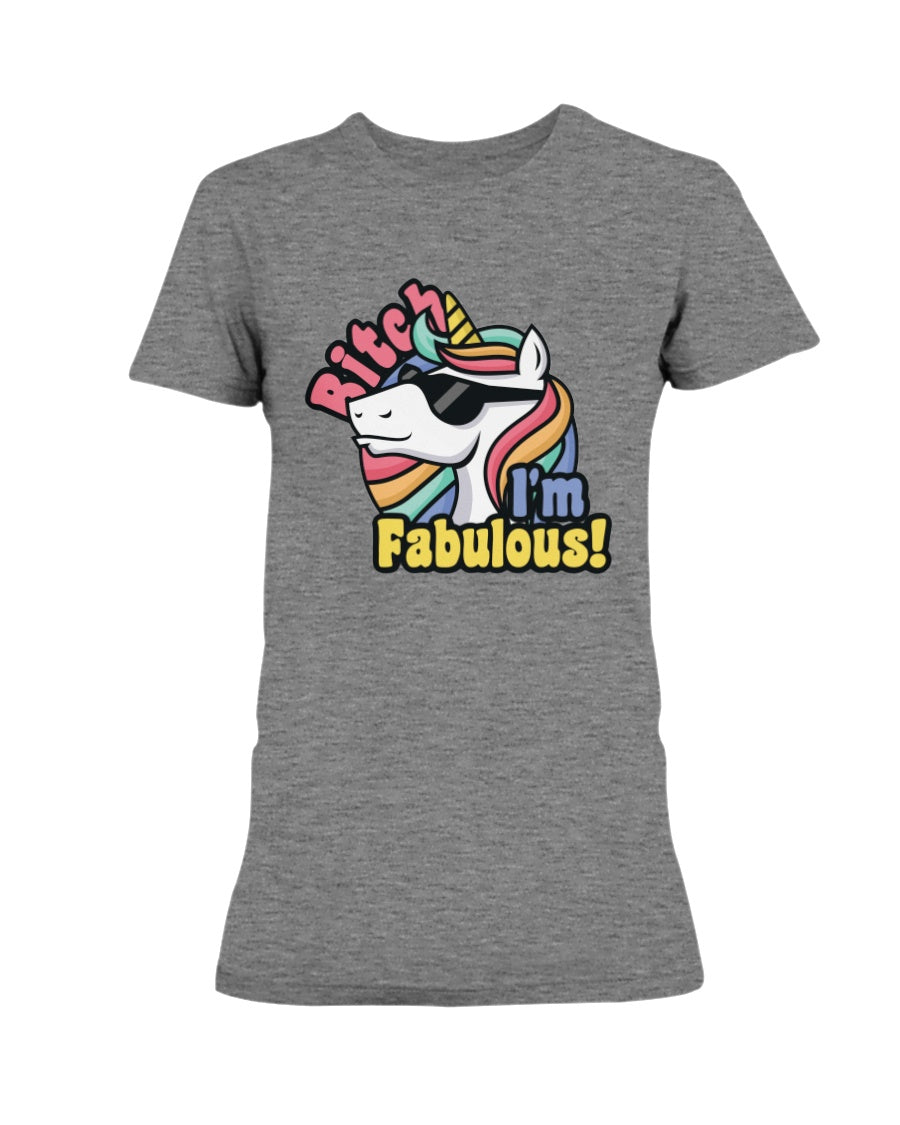 Funny unicorn shirt or mug Bitch I'm Fabulous funny unicorn coffee mug or shirt