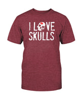 I Love Skulls  shirt  mug or tote