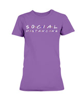 Social Distancing Friends  Gildan Ultra Ladies T-Shirt